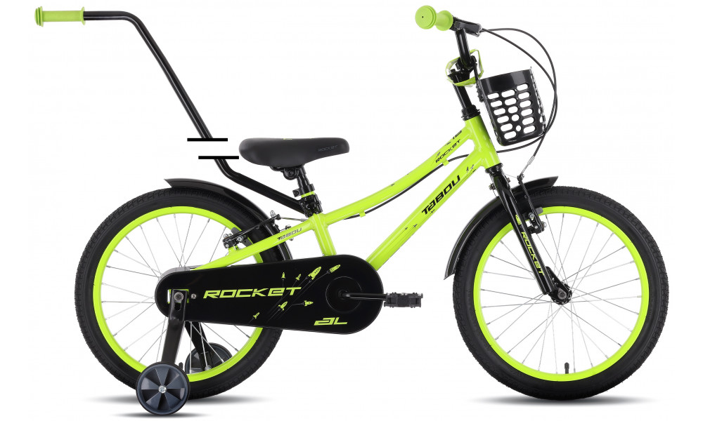 Dviratis Tabou Rocket AL 18 green-grey - 1