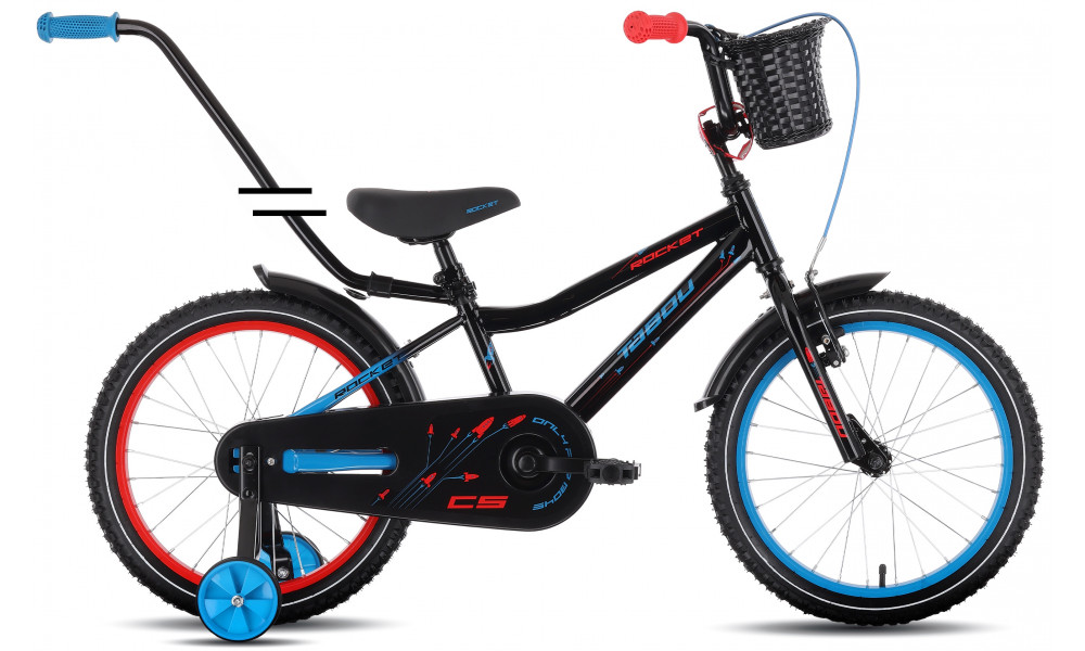 Dviratis Tabou Rocket CS 18 black-blue - 1