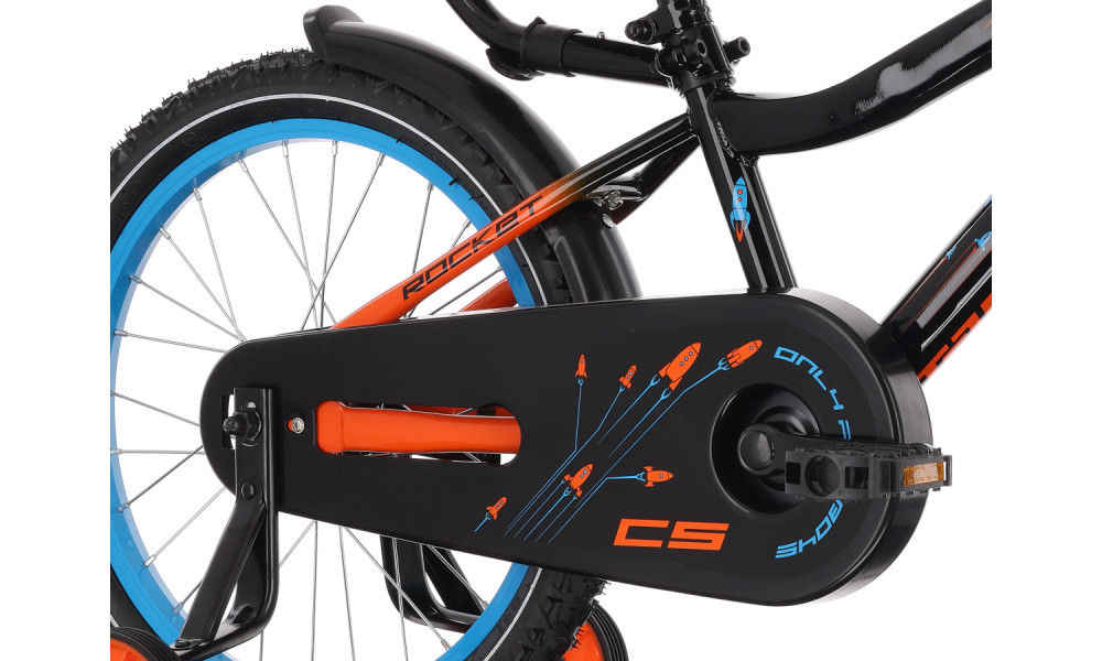 Dviratis Tabou Rocket CS 18 black-orange - 3