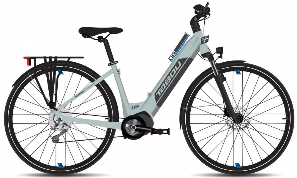 Elektrinis dviratis Tabou Mono UP 2.0 grey-blue 