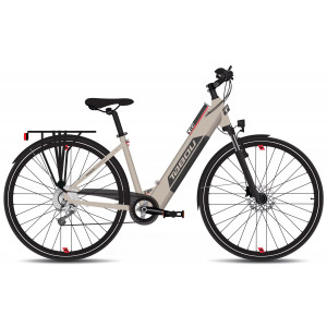Elektrinis dviratis Tabou Mono UP ECO 26 beige-red