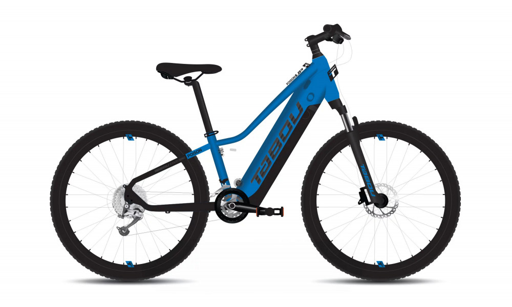 Elektrinis dviratis Tabou Poison UP 24 blue-black 
