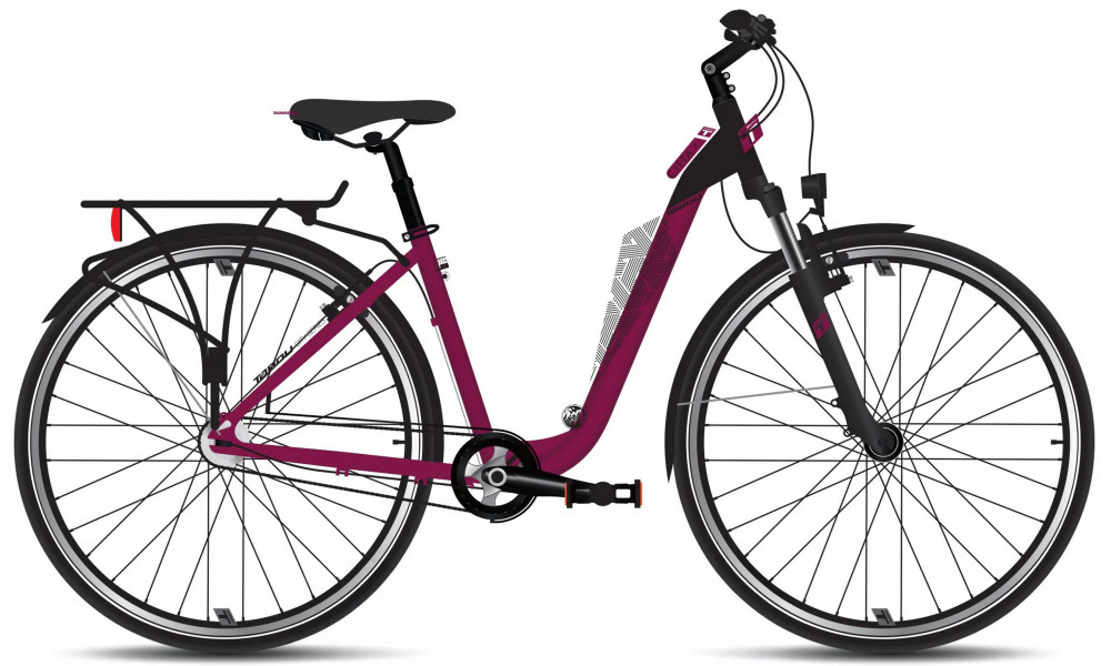 Dviratis Tabou Citta 3 black-fuxxia 