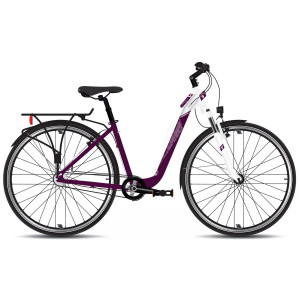 Dviratis Tabou Citta 2 burgundy-white