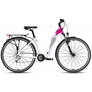 Dviratis Tabou Citta 1 JR white-fuxxia
