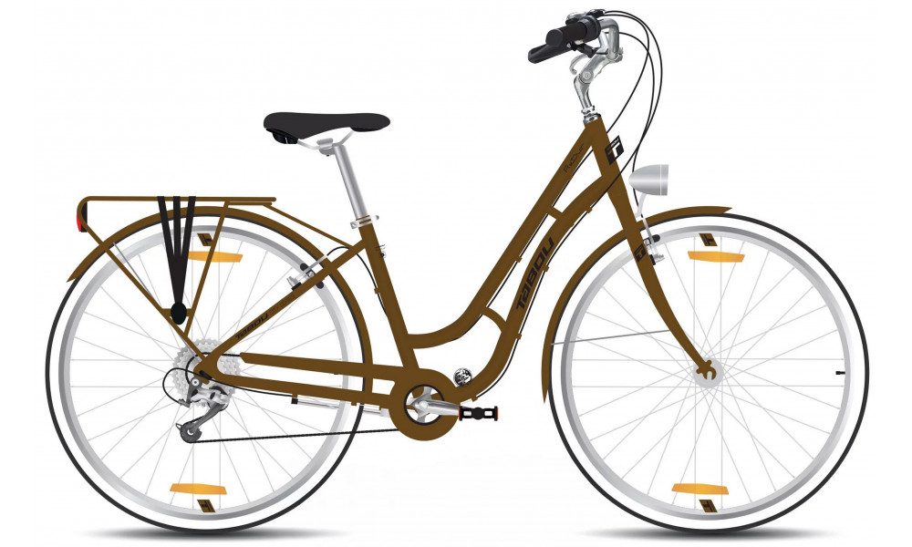 Dviratis Tabou Retro brown-black 
