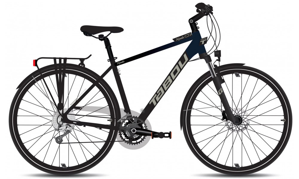 Dviratis Tabou Kinetic 6 black-black 