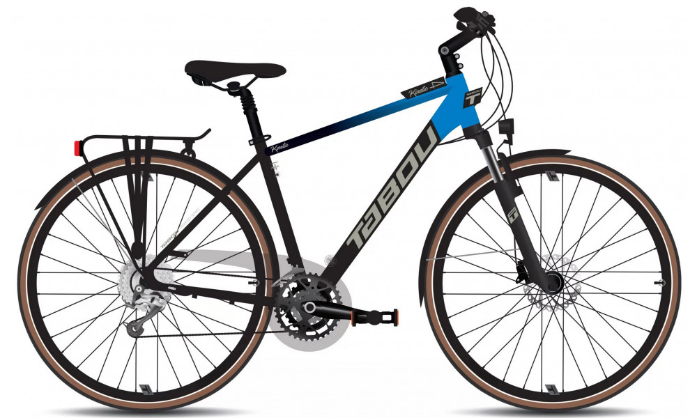 Dviratis Tabou Kinetic 4 black-blue 
