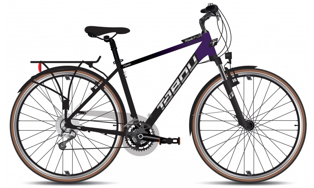 Dviratis Tabou Kinetic 2 black-purple 