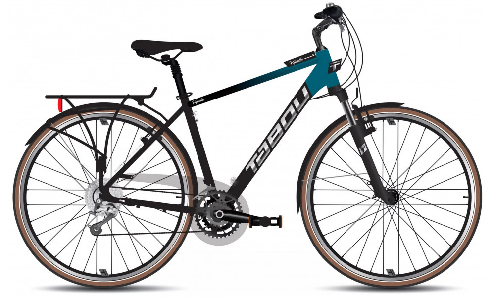 Dviratis Tabou Kinetic 1 black-navy 