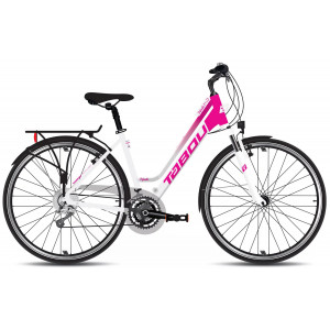 Dviratis Tabou Kinetic 2 W white-fuxia
