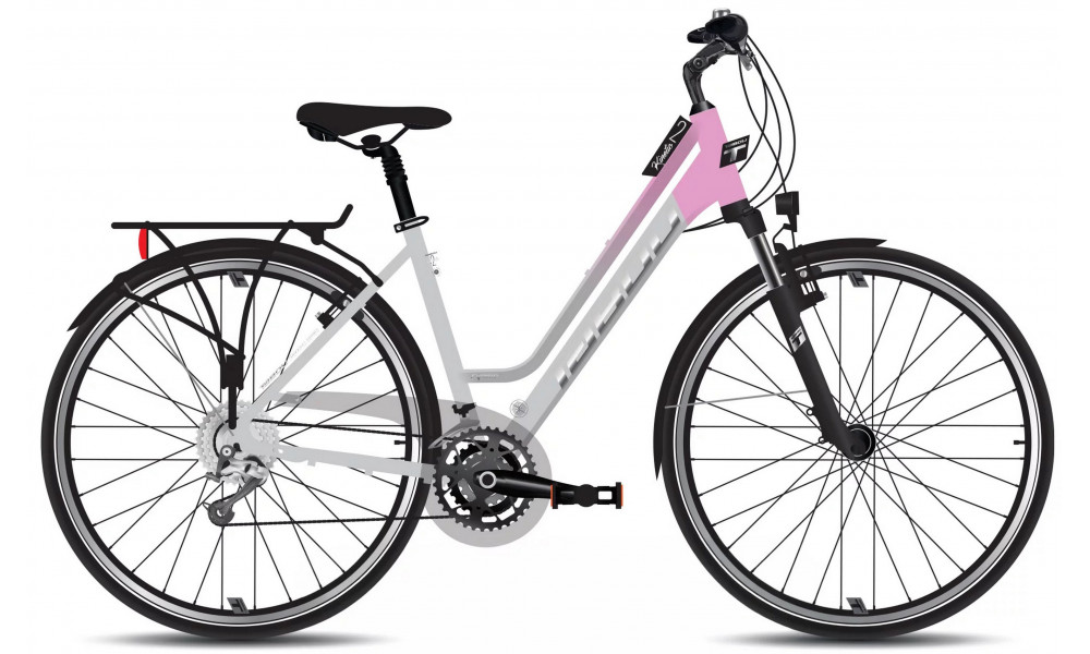 Dviratis Tabou Kinetic 2 JR W grey-pink 