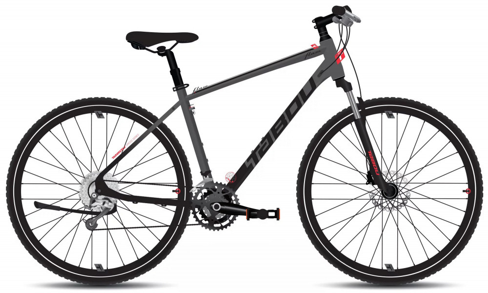 Dviratis Tabou Flow 5 19 black-anthracite 
