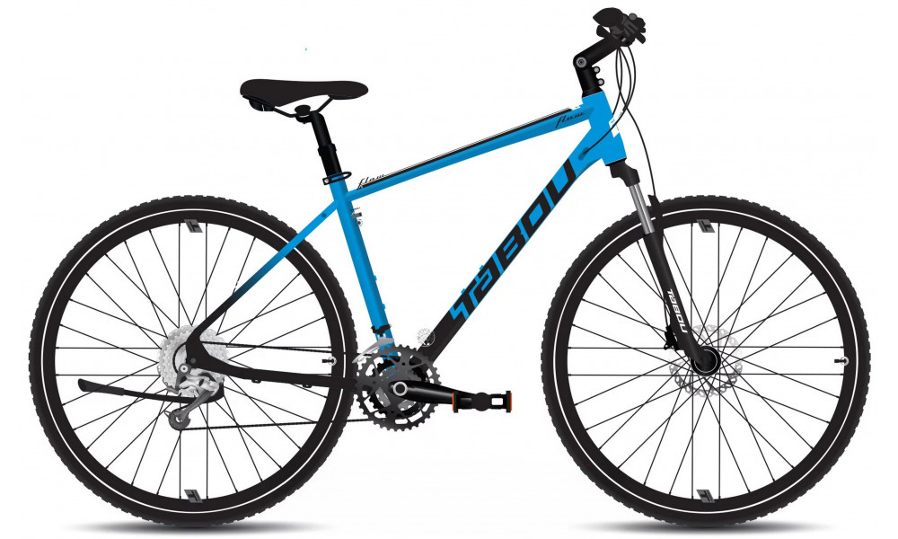 Dviratis Tabou Flow 2 19 black-blue 