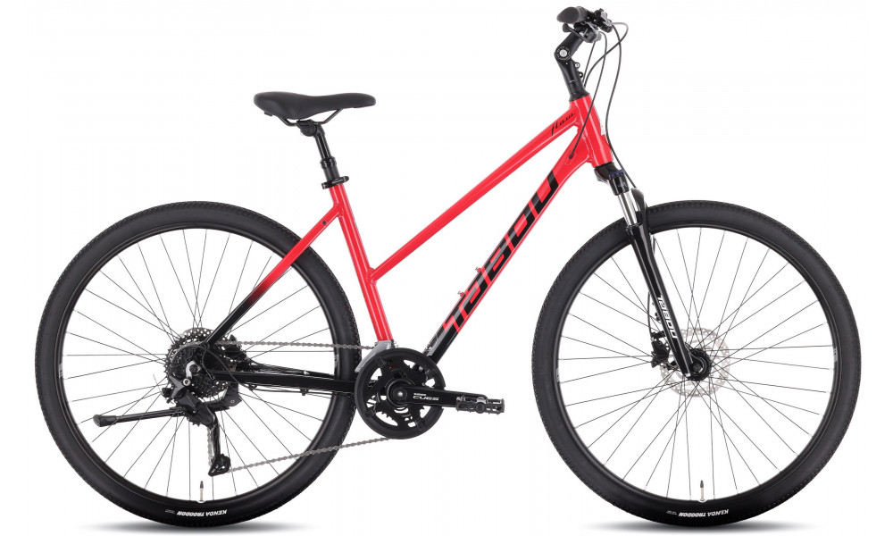 Dviratis Tabou Flow 3 W 17 black-red - 1