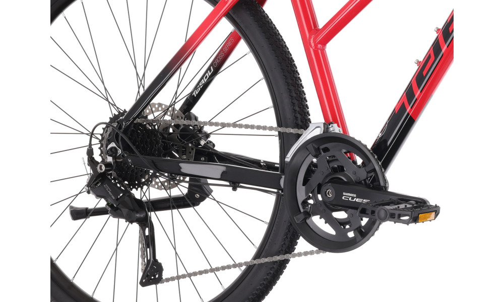 Dviratis Tabou Flow 3 W 17 black-red - 3