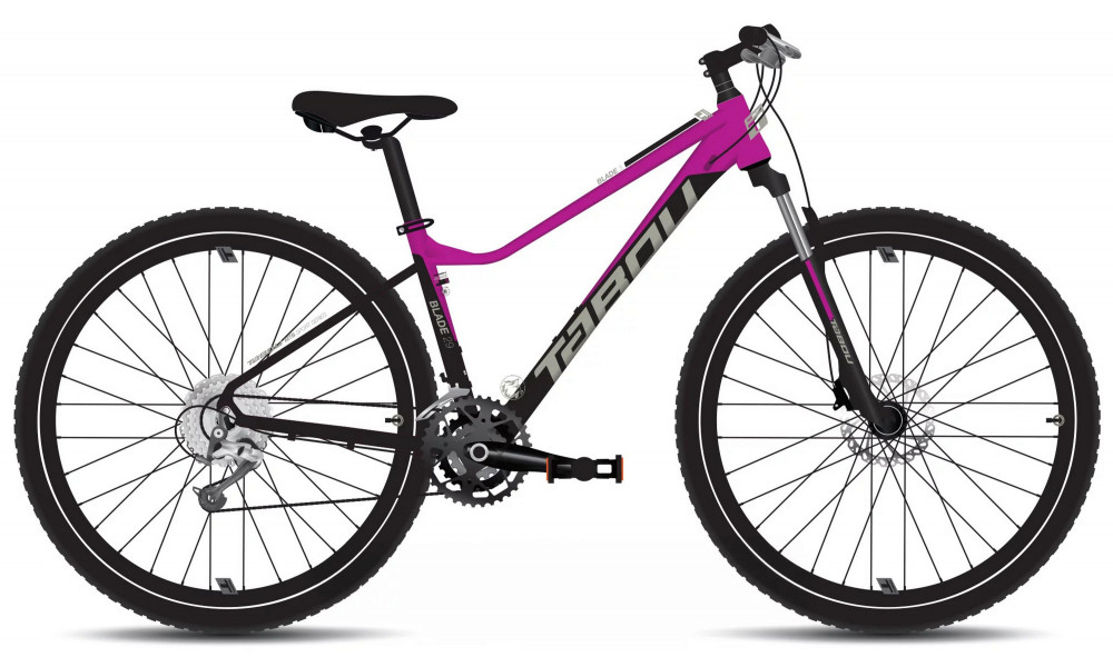 Dviratis Tabou Blade 29 3 W black-pink 