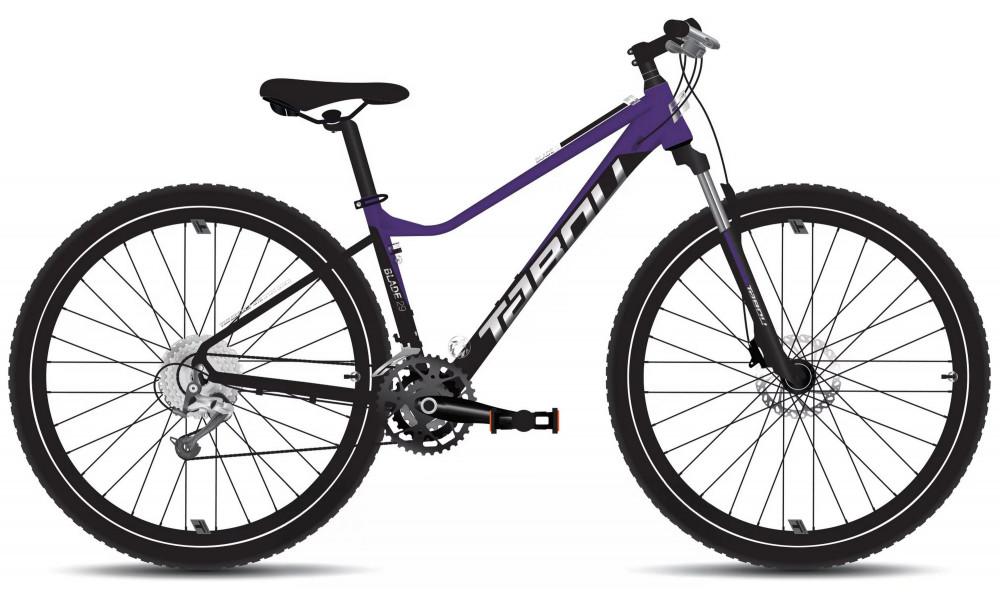 Dviratis Tabou Blade 29 3 W black-purple 