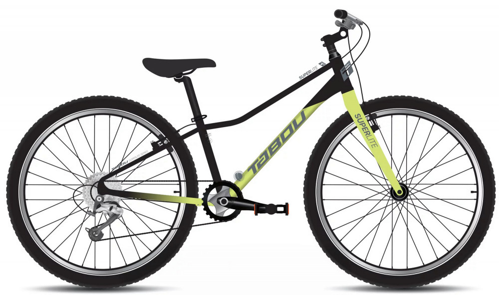 Dviratis Tabou Superlite 26 black-lime 