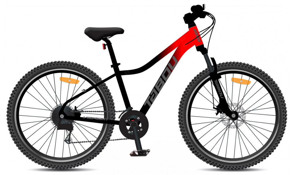 Dviratis Tabou Venom 4.0 26 red-black 
