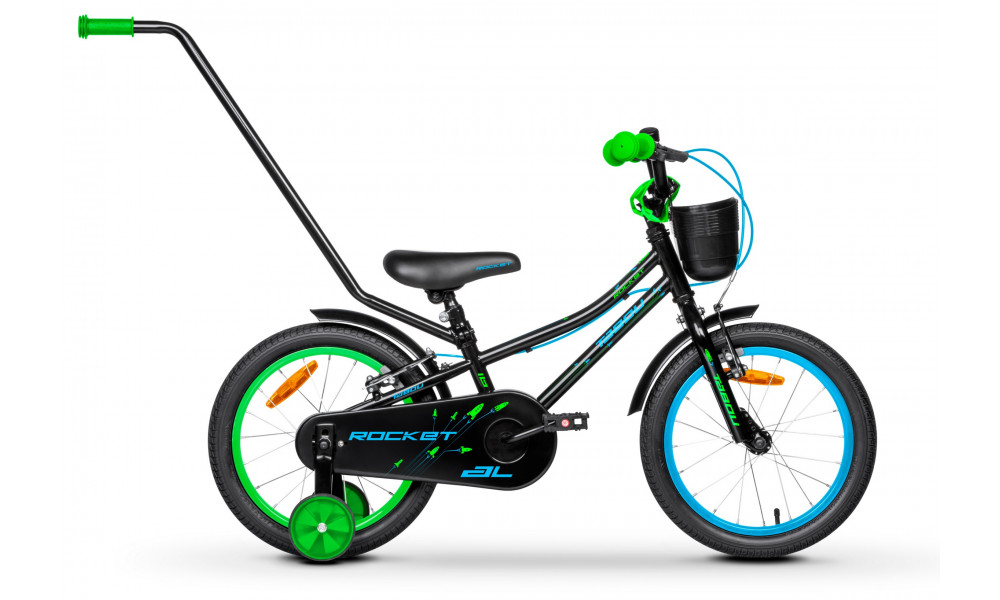 Dviratis Tabou Rocket AL 14 black-blue 
