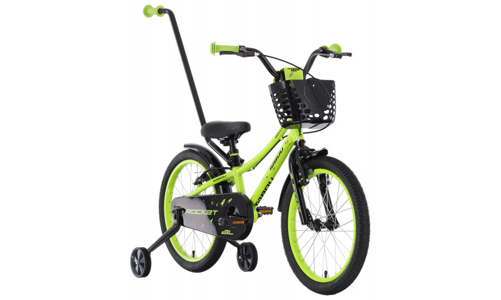 Dviratis Tabou Rocket AL 14 green-grey - 2