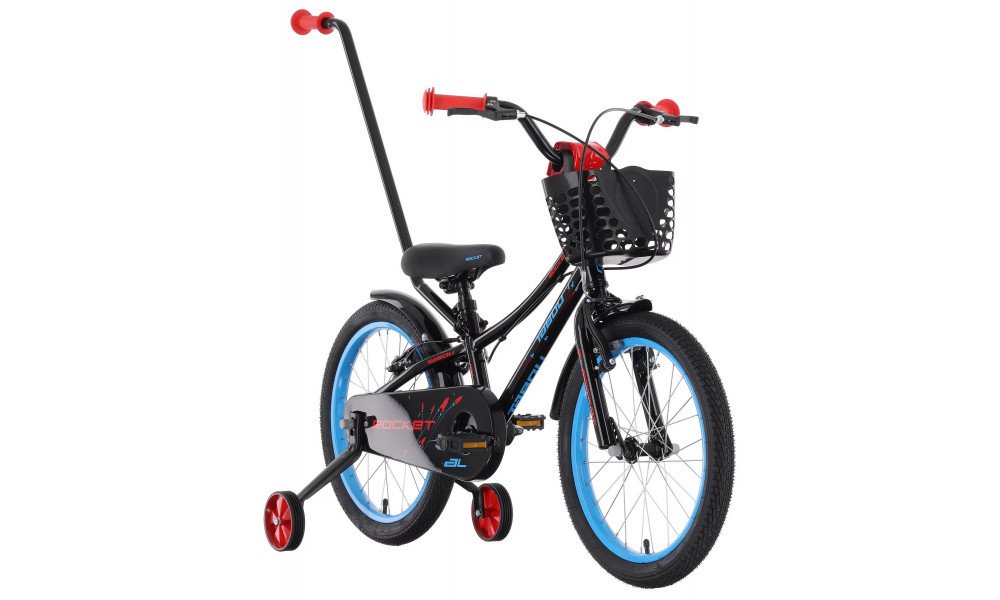 Dviratis Tabou Rocket AL 12 black-red - 2