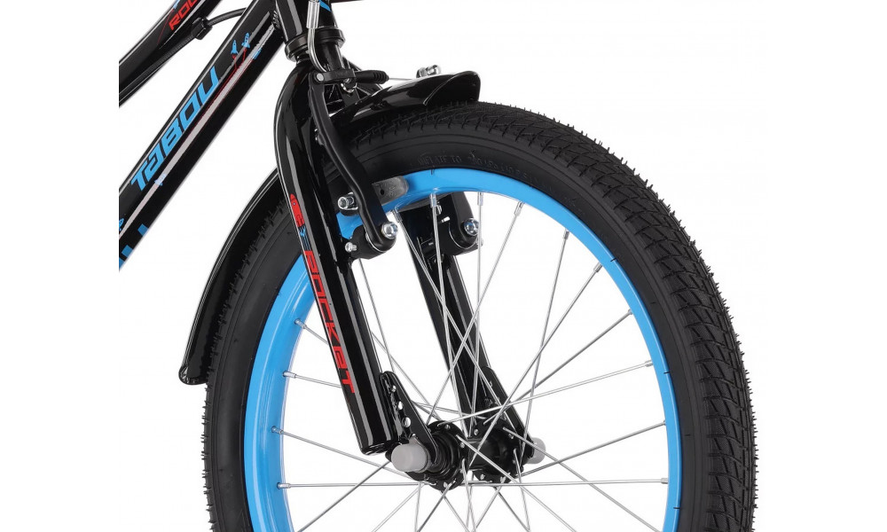 Dviratis Tabou Rocket AL 12 black-red - 4