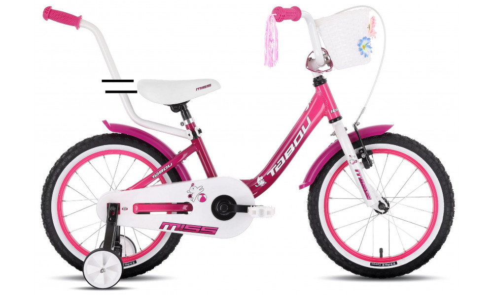 Dviratis Tabou Miss Alu 16 pink-purple - 1