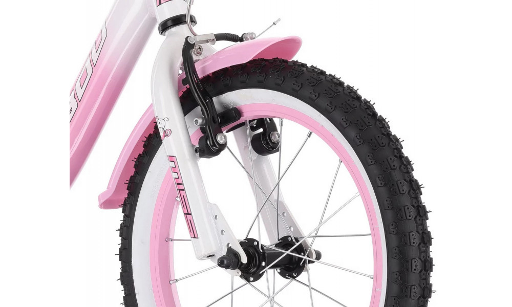 Dviratis Tabou Miss Alu 14 pink-white - 4