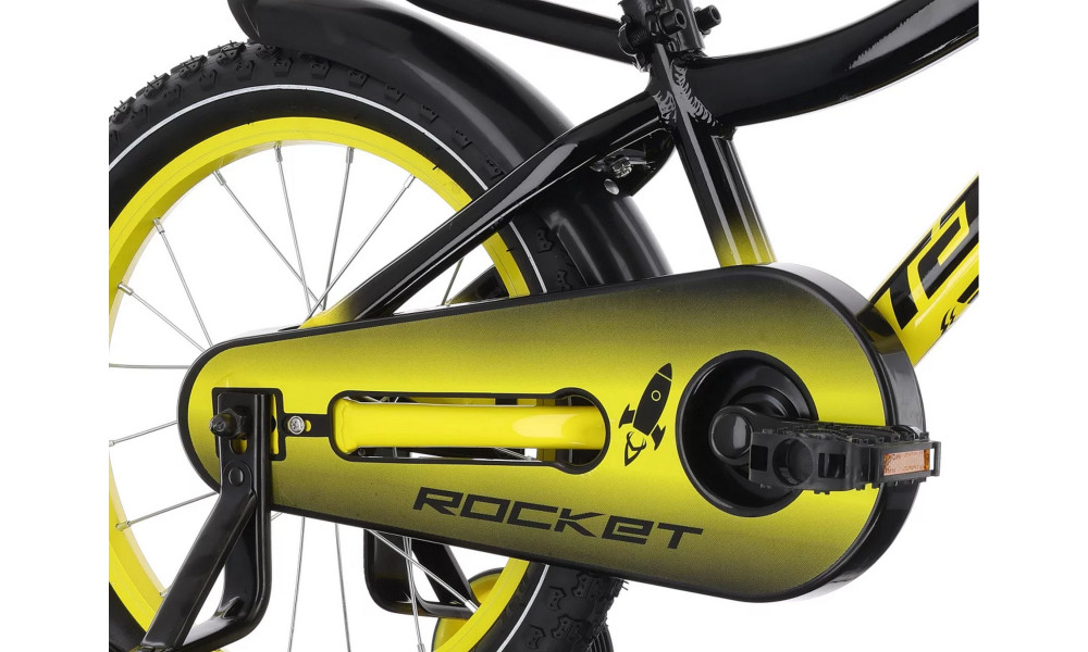 Dviratis Tabou Rocket Alu 16 black-yellow - 3