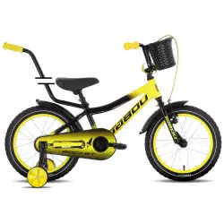 Dviratis Tabou Rocket Alu 14 black-yellow