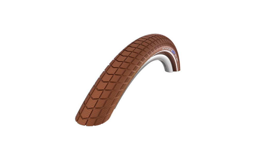 Padanga 26" Schwalbe Big Ben HS 439, Active Wired 55-559 / 26x2.15 Brown-Reflex - 1