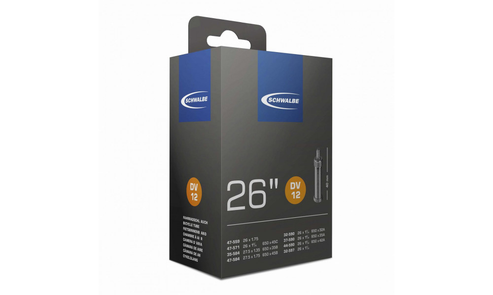 Kamera 26" Schwalbe DV12 (47-559 / 26x1.75) - 1