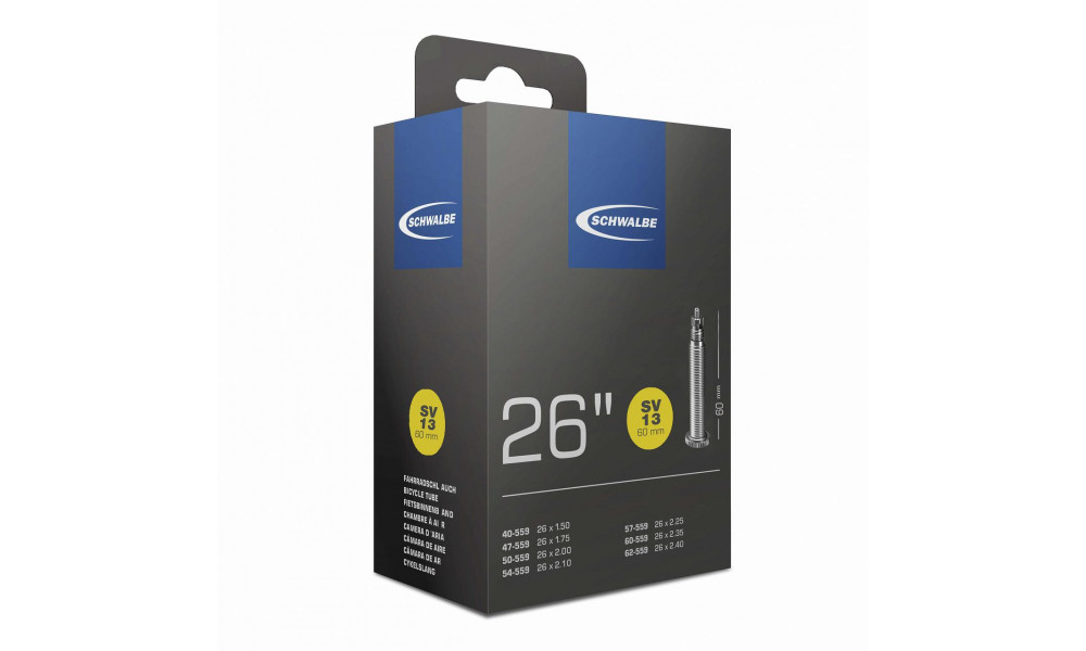 Kamera 26" Schwalbe SV13 Long (40/60-559) - 1