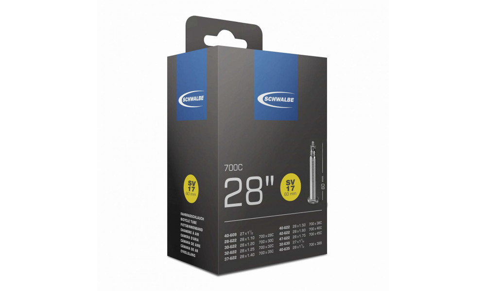 Kamera 27/28" Schwalbe SV17 Long (28/47-622) - 1