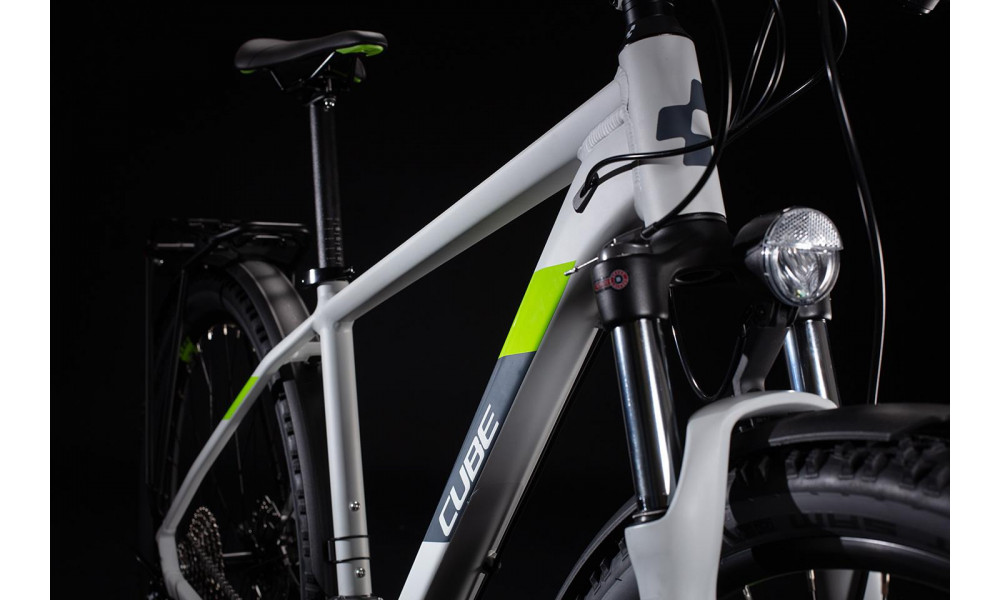 Dviratis Cube Aim SL Allroad 29 lightgrey'n'green 2020 - 1