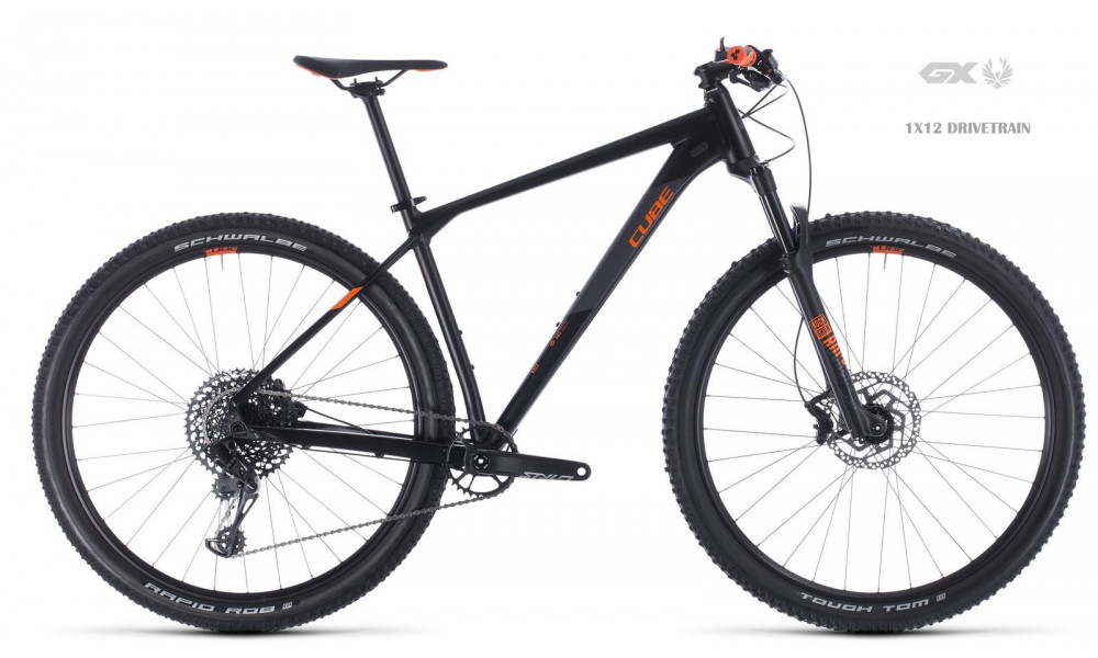 Dviratis Cube Reaction Race 29 black'n'orange 2020 - 5
