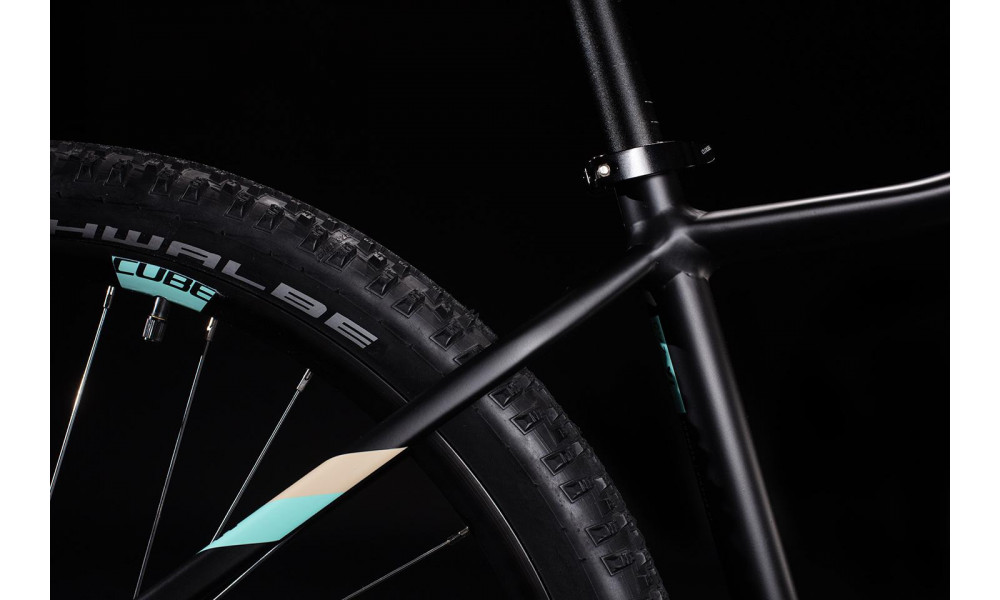 Dviratis Cube Access WS Exc 27.5 black'n'sesam 2020 - 1