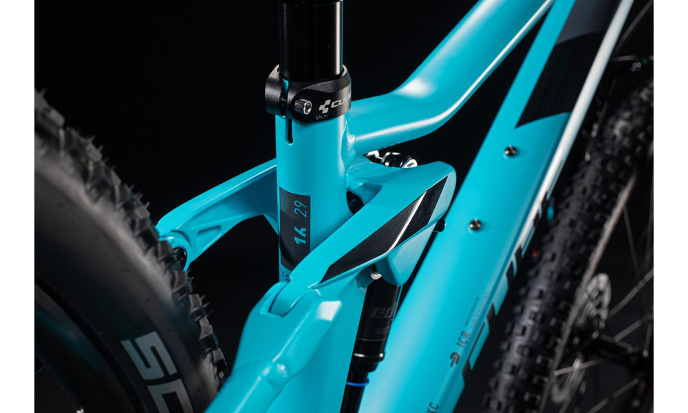 Dviratis Cube Sting WS 120 EXC 27.5 turquoise'n'black 2020 - 2