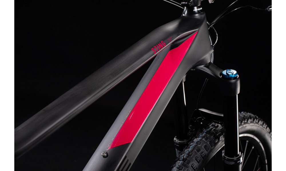 Dviratis Cube Sting WS 140 HPC Race carbon'n'rubinred 2020 - 3