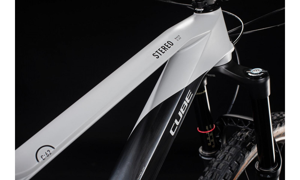 Dviratis Cube Stereo 150 C:62 Race 29 grey'n'carbon 2020 - 1