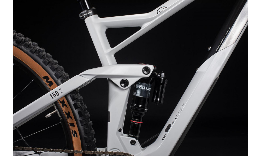 Dviratis Cube Stereo 150 C:62 Race 29 grey'n'carbon 2020 - 2