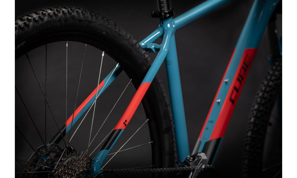 Dviratis Cube Aim EX 27.5 blue'n'red 2021 - 2