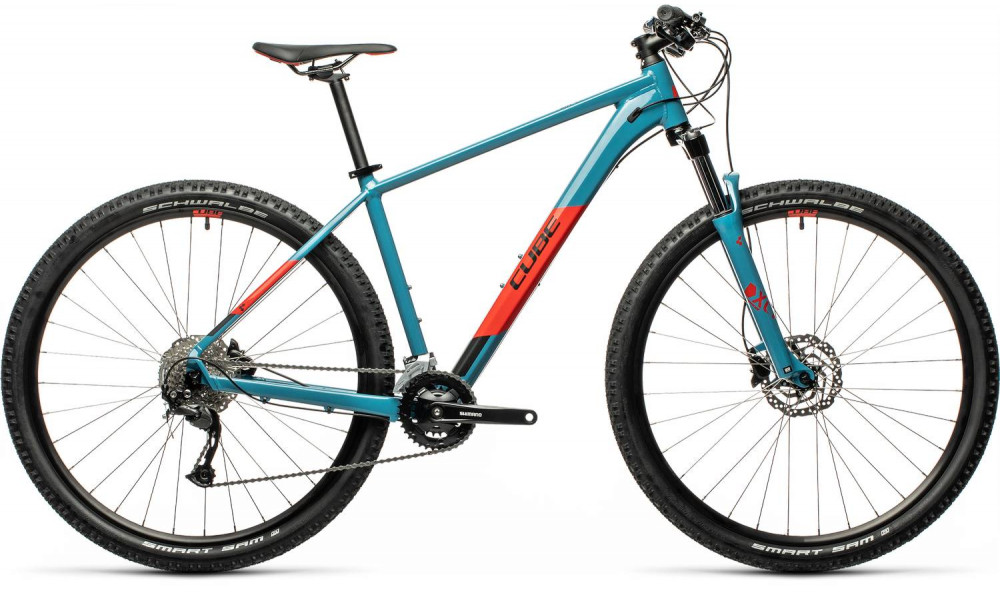 Dviratis Cube Aim EX 27.5 blue'n'red 2021 - 4