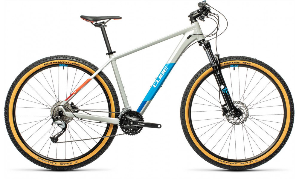 Dviratis Cube Aim SL 29 grey'n'blue'n'red 2021 - 5