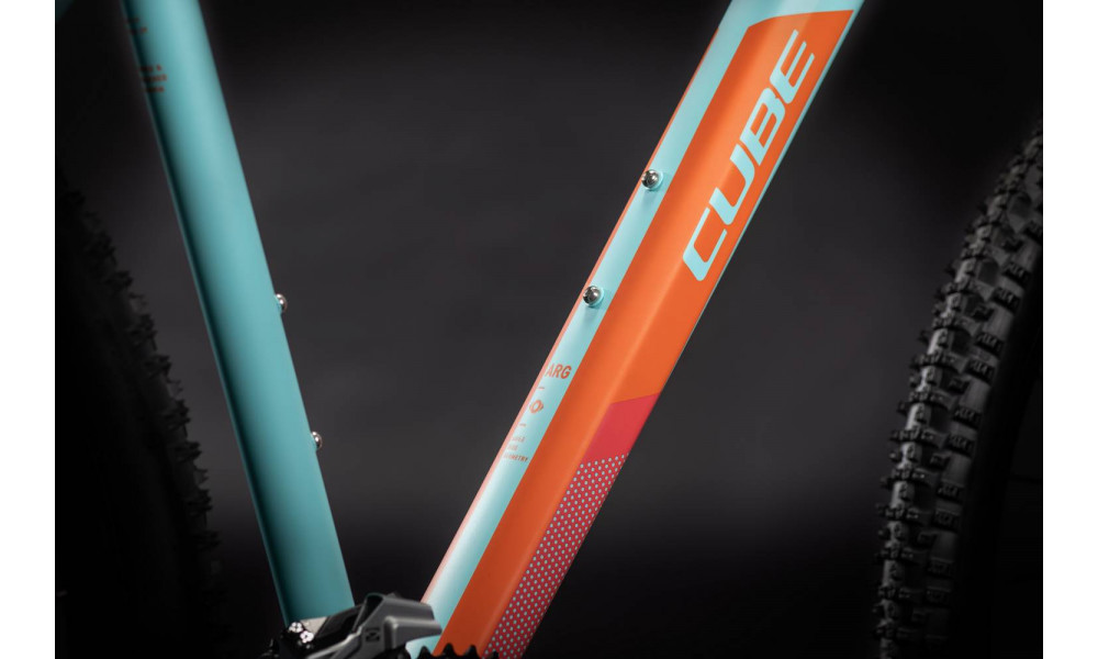 Dviratis Cube Access WS Pro 27.5 iceblue'n'orange 2021 - 2