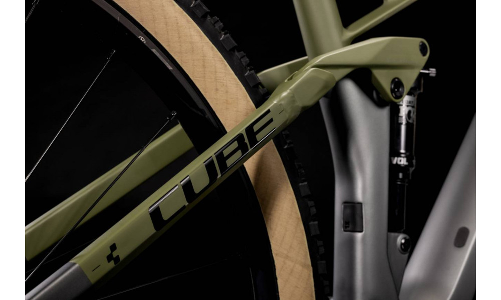 Dviratis Cube Stereo 120 HPC TM 29 flashgrey'n'olive 2022 - 3