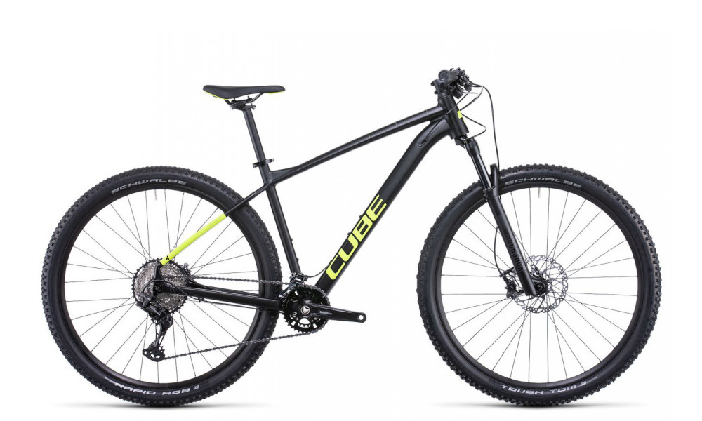 Dviratis Cube Race ONE 29 black'n'flashyellow 2022 - 1