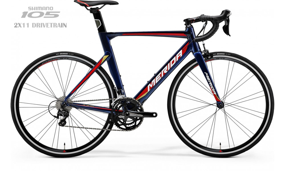 Dviratis Merida REACTO 400 2018 dark blue 